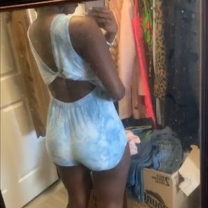 Tie dye romper